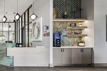 Resident coffee bar