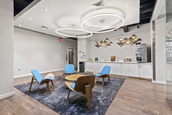 Complimentary coffee bar