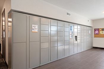 Electronic parcel locker system