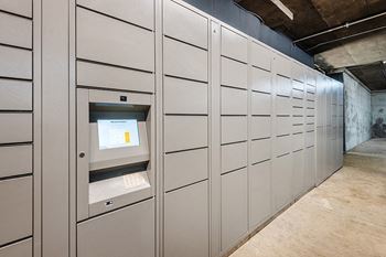 Electronic parcel locker system