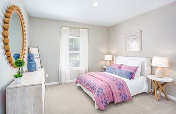 Plush carpeting (in bedrooms only)