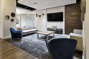 Spacious resident lounge