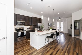 Open concept, well-lit interiors