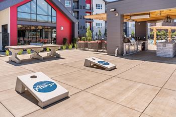 Arazo table tennis and sandbag game