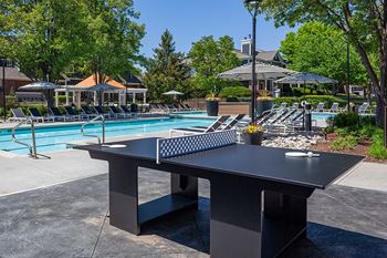 Poolside ping-pong