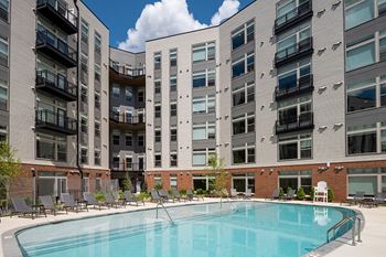 Resort-style swimming pool