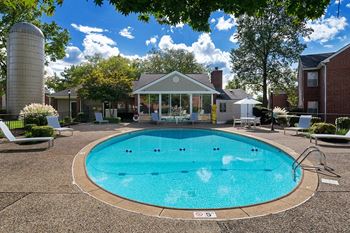 Two sparkling swimming pools