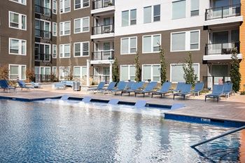 Heated saltwater pool and spa