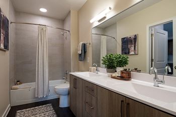 Quartz bathroom vanities