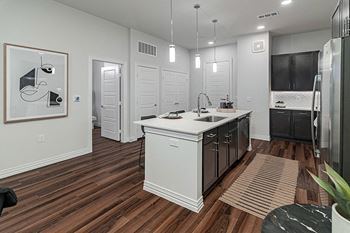 Elegant quartz countertops