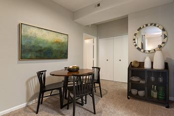 Separate dining area