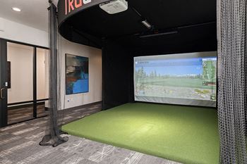 Virtual golf simulator