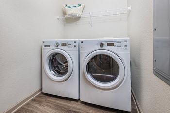 Washer/dryers in each home