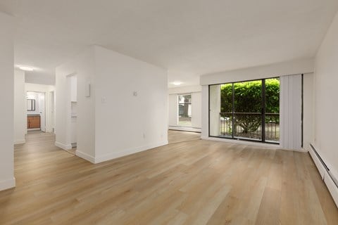 Floor plan for 1 bed, 1 bath, 850 sqft