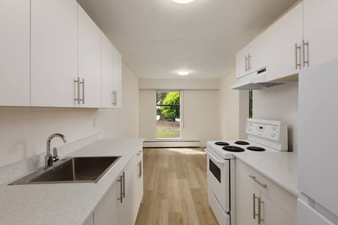 Floor plan for 1 bed, 1 bath, 650 sqft