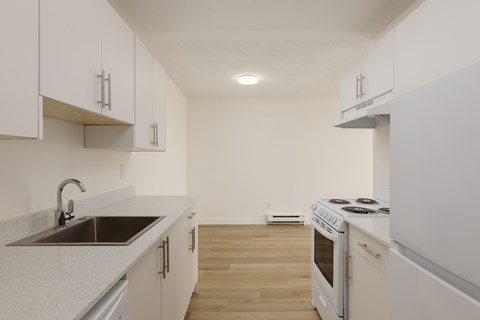 Floor plan for 1 bed, 1 bath, 650 sqft