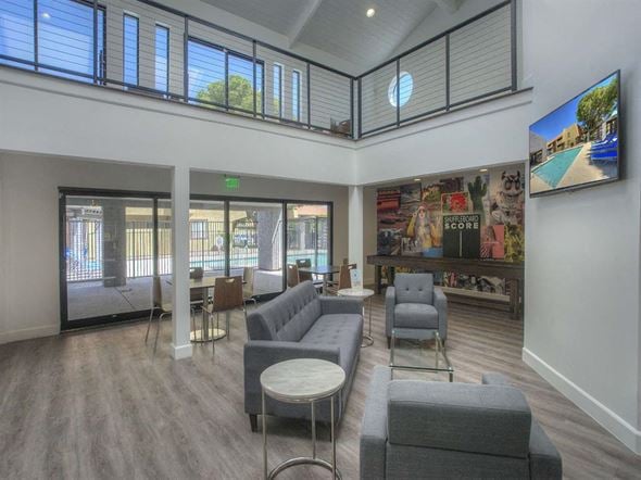 Phoenix apartment for rent - Community Lobby at Sonoran Flats Apartments, Arizona, 85022