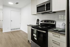Phoenix apartment for rent - Contemporary Kitchen at Bell Cove Apartments, Phoenix, AZ, 85023