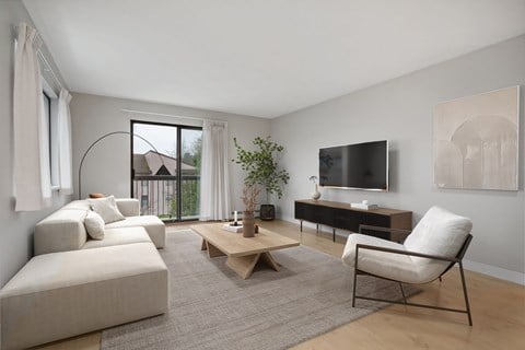 Floor plan for 2 beds, 2 baths, 1030 sqft
