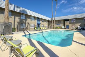 Tempe apartment for rent - Swimming Pool Area at Agave Apartments, Arizona, 85281