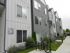 Port Orchard apartment for rent - Apartment building exterior at The Charleston Port Orchard, Port Orchard, WA, 98366