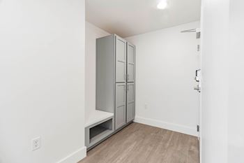 Spacious closet & storage options