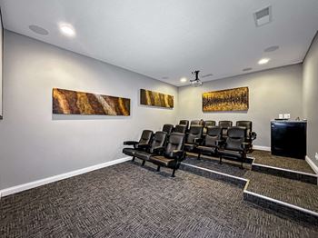 A clubhouse with television