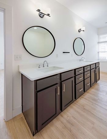 Dual master bedroom vanity