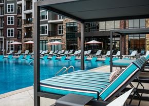 Lenexa apartment for rent - Luxury Swimming Pool at The Villas at Waterside, Lenexa, KS, 66214