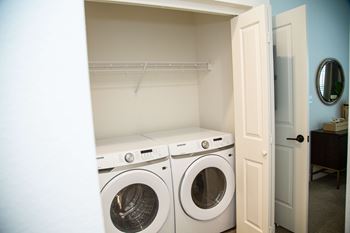 Full size washer/dryer included