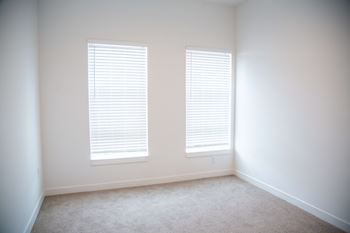 Plush carpets in bedrooms
