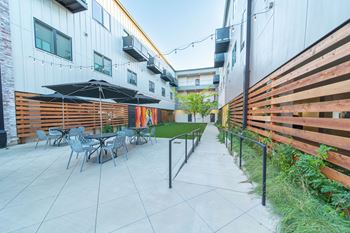 Private outdoor courtyard