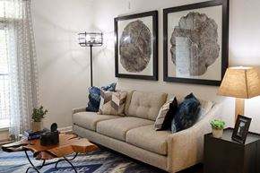Canton apartment for rent - Living room at The Crest at Laurel Canyon Apartments, Canton, GA, 30114