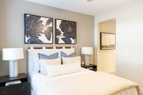 Oakwood apartment for rent - Bedroom with large bed at The Crest at Oakwood, Oakwood
