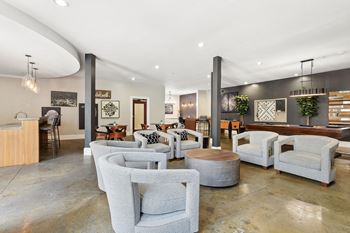 Lounging area with comfortable seating