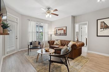 Expansive windows allowing an abundance of natural light