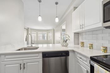 Newly renovated chef's kitchen with stainless appliances