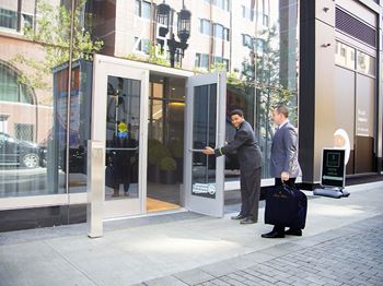 Professional doorman