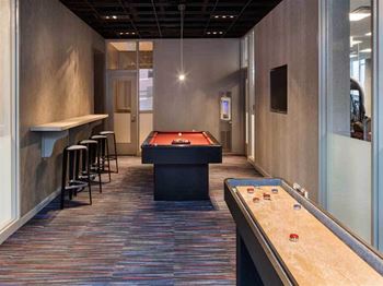 Game room with lots of games