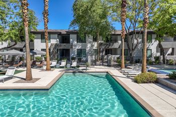 Resort-style pool and spa