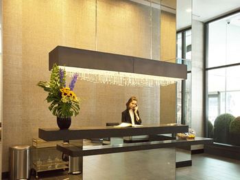Welcoming reception area