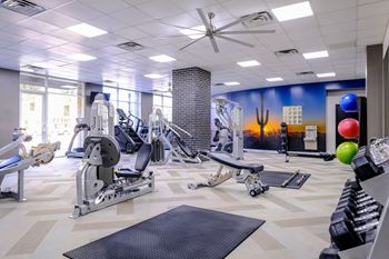 State-of-the-art fitness center