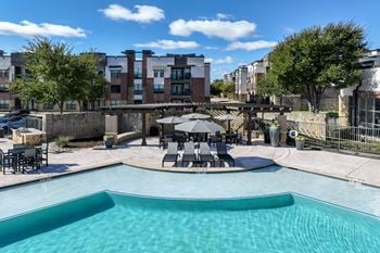 Outdoor grilling area with al fresco dining