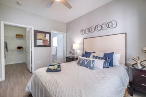 Kissimmee apartment for rent - a luxurious bedroom at Verano apartments