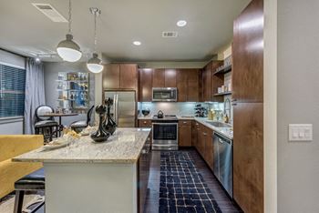 Kitchen bar with granite counter top