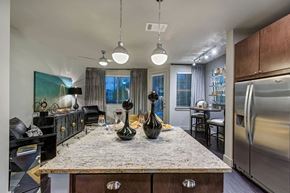 Dallas apartment for rent - Kitchen Island at Berkshire Auburn, Dallas