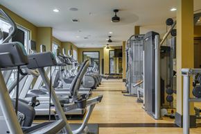 Dallas apartment for rent - Berkshire Medical District apartments fitness center with high-impact cardio equipment