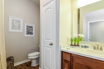 Soaking tub available
