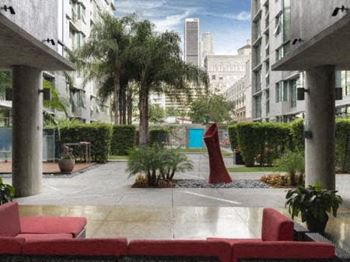 Courtyards with water features