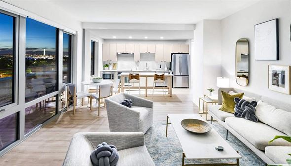 Washington apartment for rent - RiverPoint apartments in Washington, DC penthouse suite with waterfront and city views